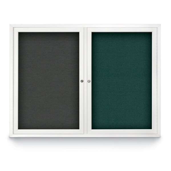 Corkboard, Rubber Backing/Black, 72" x 48"